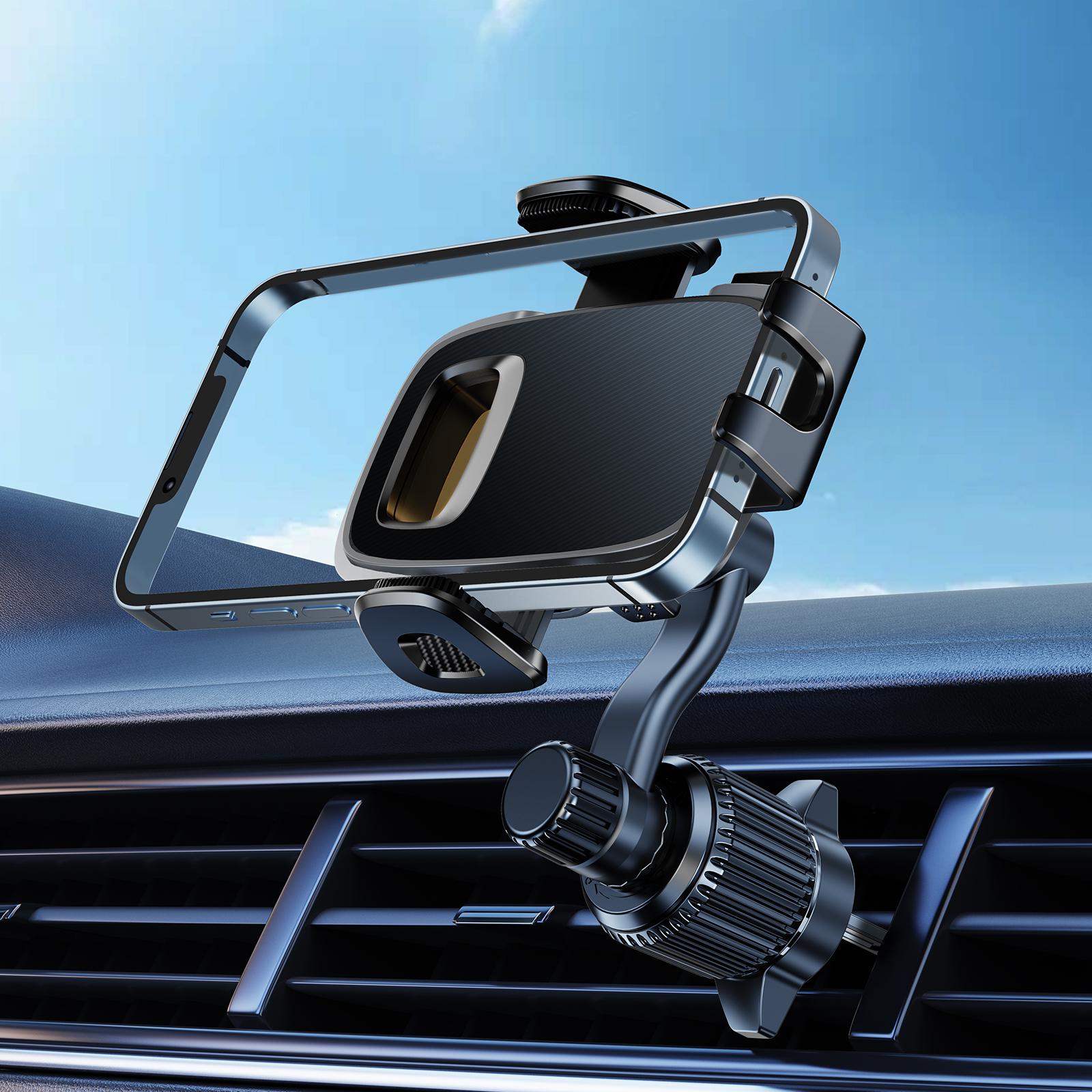 

Oatsbasf Car Air Vent Clip Phone Holder Adjustable for 4.7-6.8 Device with Extendable Arm Phone Stand Universal for iPhone чёрный