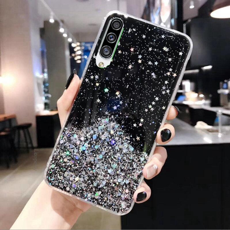 Bling Glitter Phone Case For Samsung Galaxy A30S A 30S A30 S A307F A307G Silicon Soft Case Full Cover For samsungA30S Back Cover