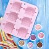 Set Of 4 Silicone Baking Molds Heat Resistant Nonstick Cake Molds For Easy Releases And Creative Designs Dishwasher Safe