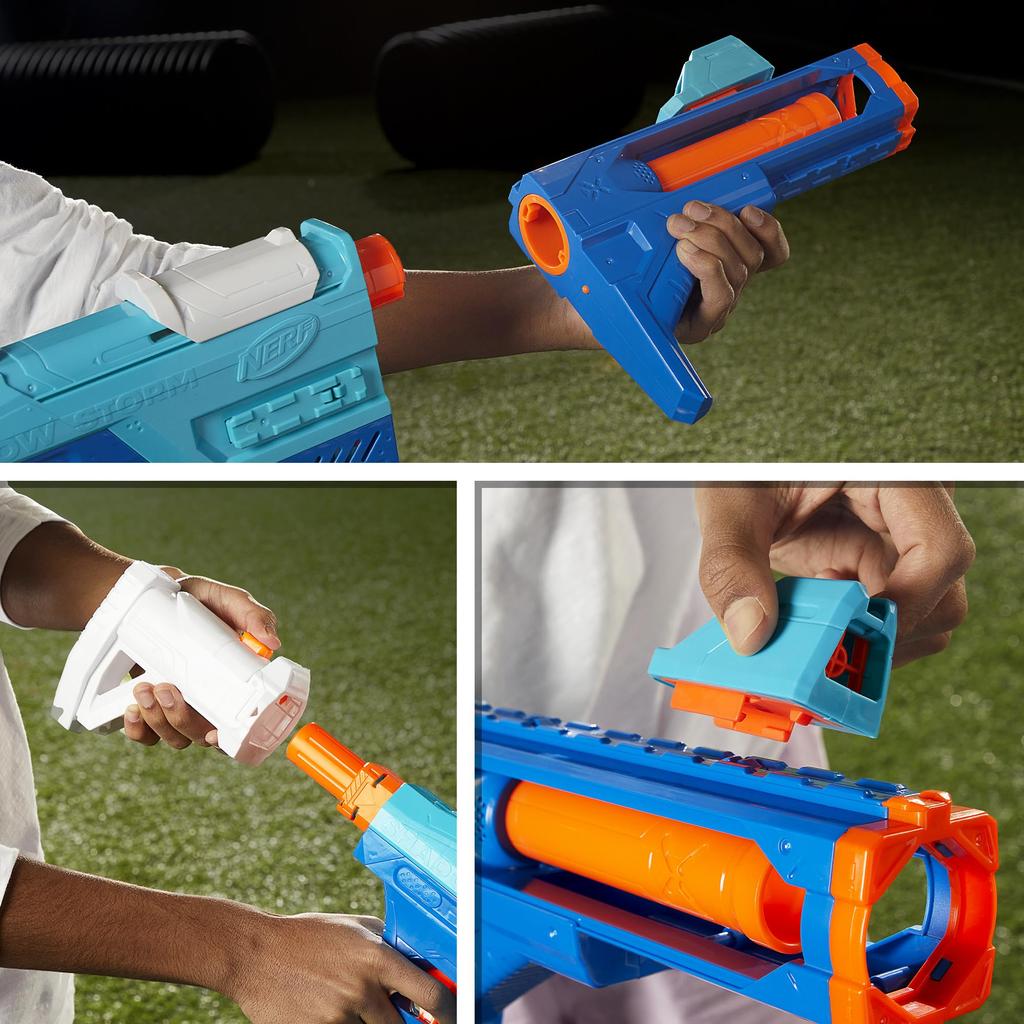 Nerf N Series Shadow Storm obsahuje 24 nábojů N1 pro sportovní střelbu v interiéru i exteriéru pro věk 8+ a autentický produkt Blaster, šipky, hračka, hra, nahoru, F8635,