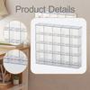 Acrylic Golf Ball Display Rack Showcase Gift Practical Clear Golfball Holder 20 Grids
