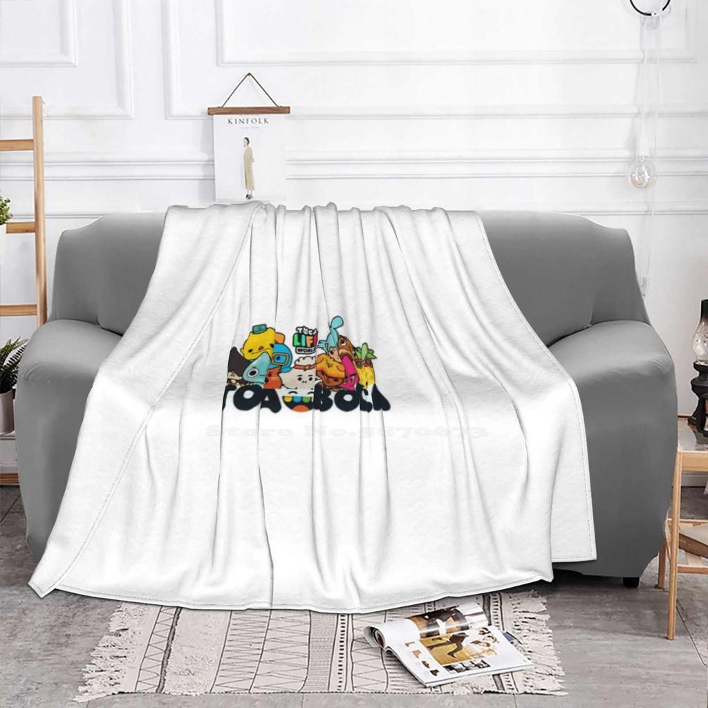 Toca Boca Essential Fashion Soft Warm Flannel Blanket Toca Squad Toca World Toca Elements Toca Birthday Toca Boca For Kids I