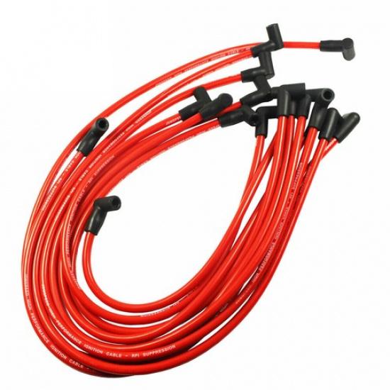 9X Spark Plug Wires for Chevrolet engines SBC BBC 350 383 454 HEI RED PW-SBC350