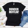 Dunder Mifflin Tişörtü Ofis Hediyesi Dwight Schrute Tişörtü Komik TV Şovu Tişörtü Dunder Mifflin Kağıt Şirketi Unisex Tişörtler Üstler