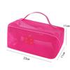Simple Cosmetics Storage Bag For Women Large-Capacity Waterproof Travel Portable Toiletries Storage Package Mesh Zipper Bag