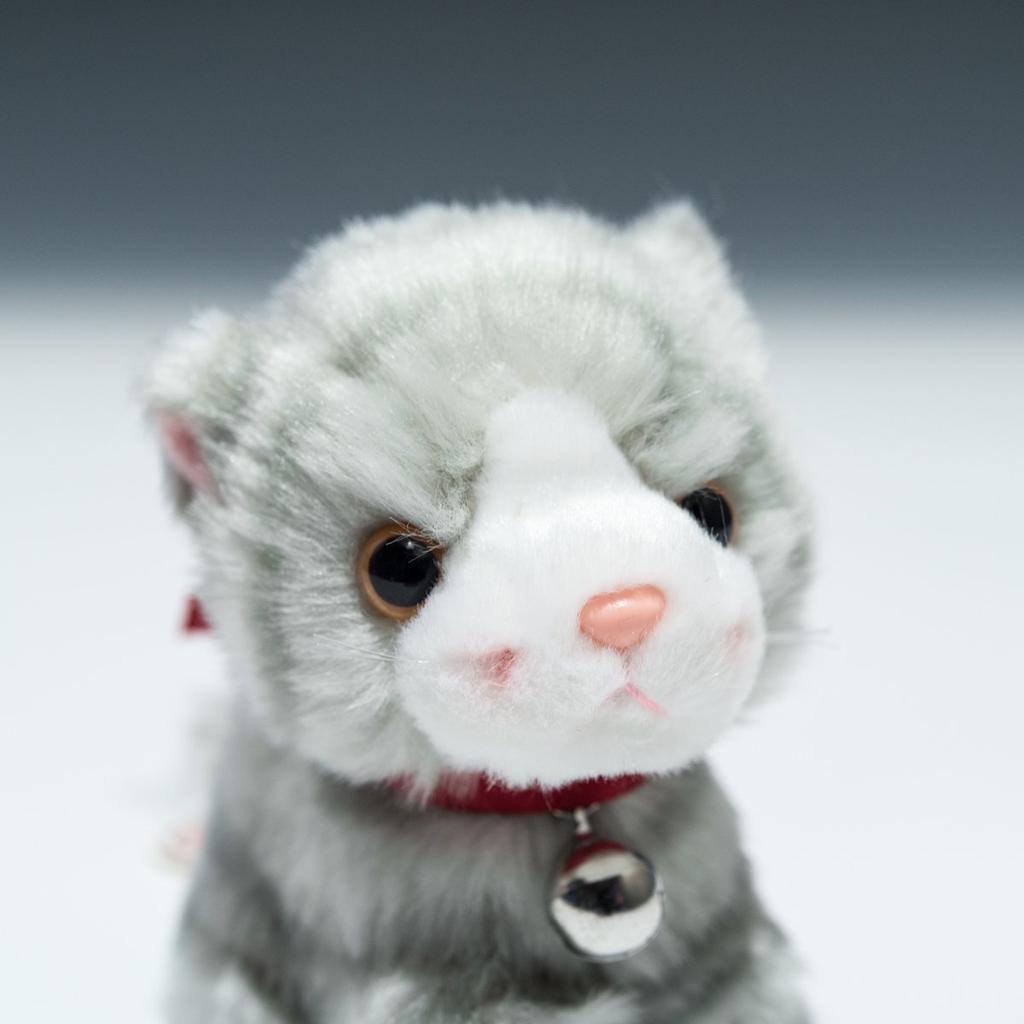 Bamboo Shoot Candy Sherry Gray Cat Plush Toy 48213