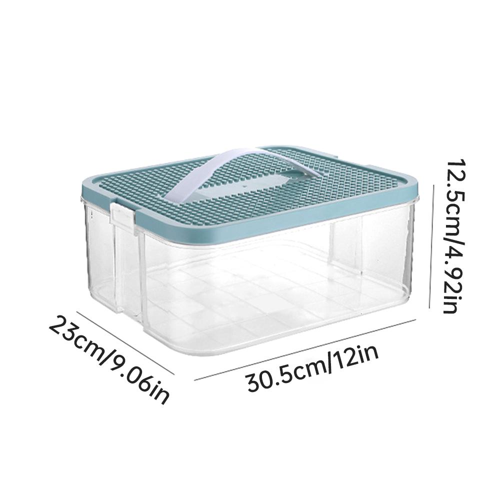 Lego Storage Box Kid Building Blocks Storage Boxes Adjustable Lego-Compatible Container Grid Children Toy Organizer Storages Box