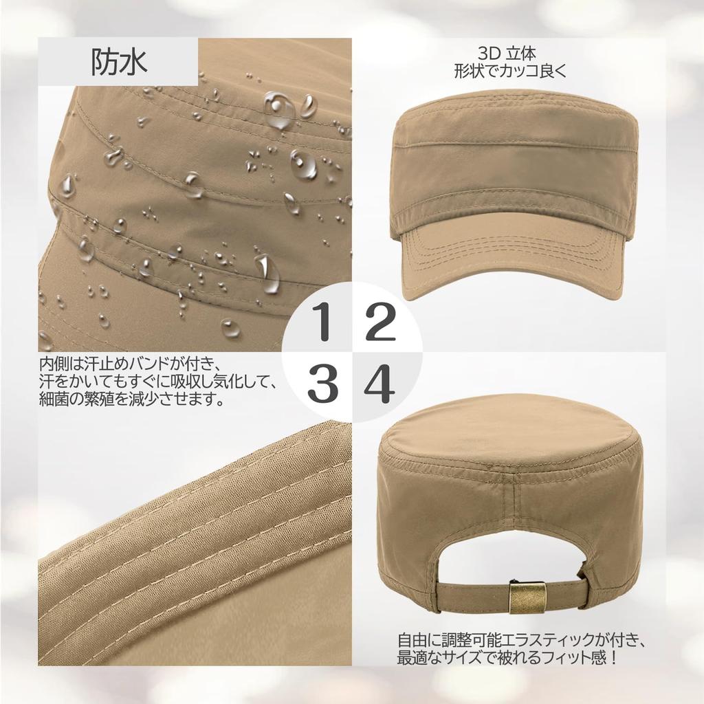 Dunluluoyin Work Casual UV Solid Perfect for and Outdoor Light Gray Men's Cap, Hat, Protection, Lightweight, Breathable, Quick-Drying, Summer, Color,