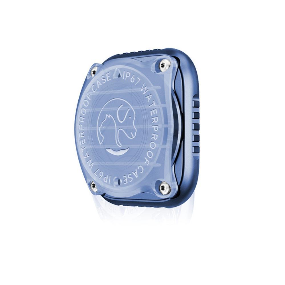 

Держатель для ошейника от потери для собаки, водонепроницаемый чехол для трекера питомца, новый защитный чехол для AirTag синий