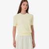 [lacoste] Women's Basic Short-Sleeve Round Neck Sweater AF335E-56GS7G