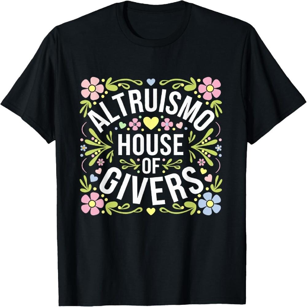 Altruismo House Of Givers Floral Design T-Shirt XXXXXL чёрный
