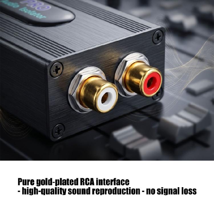 Ground Noise Isolator for Car Music Systems and Home Stereo Connection, with Plugs and Plays Ground Relief