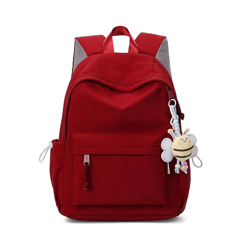 Schoolbag Backpack Fashion Versatile College Student School Bag Outdoor Travel Large Capacity Backpack Commuter Versatile Backpack