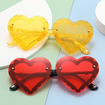Kinder-Sonnenbrille in vielseitiger Herzform, UV-Schutz-Brille für Männer, Frauen und Babys, Sonnenbrillen