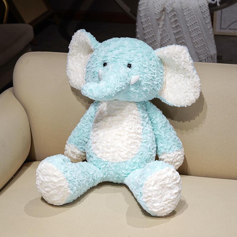 Plush Elephant Toy With Short Pile Fabric For Kids And Adults