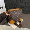Women's 2025 Retro Bucket Bag: Versatile Vintage Handbag & Single Shoulder Crossbody with Classic Floral Design