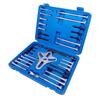 46Pcs Harmonic Balancer Puller Kit Power Steering Pulley Puller Taller Tool Set Steering Wheel Flywheel Puller Tool
