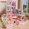 Princess Castle Dollhouse DIY Building Kit for Girls