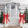 For Doors For Outdoor Spaces Festive Bow Ornament Christmas Bow Decoration Holiday Decoration Classic Christmas Style