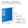 KOKUYO File Postcard Holder Novita A6 60 Sheets Blue Hase-N60B