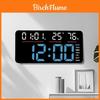 Modern Digital Wall Clock With Led Display And Temperature For Living Room Decor