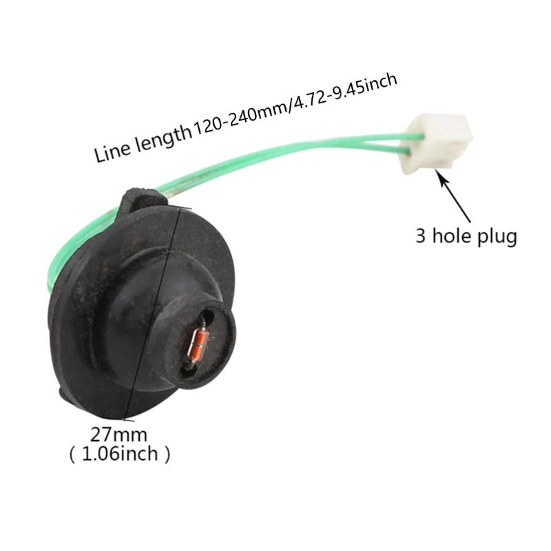 חיישן בקר טמפרטורה - גשושית טמפרטורה NTC -20~200°C חוט תרמי התנגדות 100K קל להתקנה