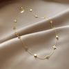 Clover Titanium Steel Light Luxury Choker Necklace
