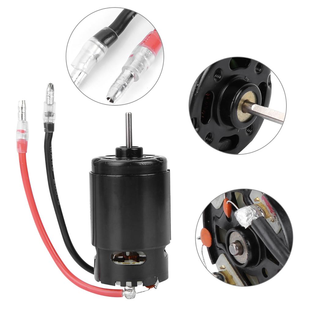550 Carbon Brushed Motor for 1/10 RC Model Car (12T)