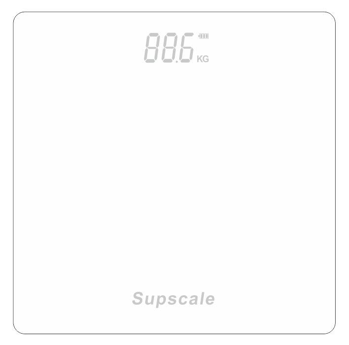 Precision Electronic Hidden Screen Body Weight Scale – Health Scale with Gradient Options