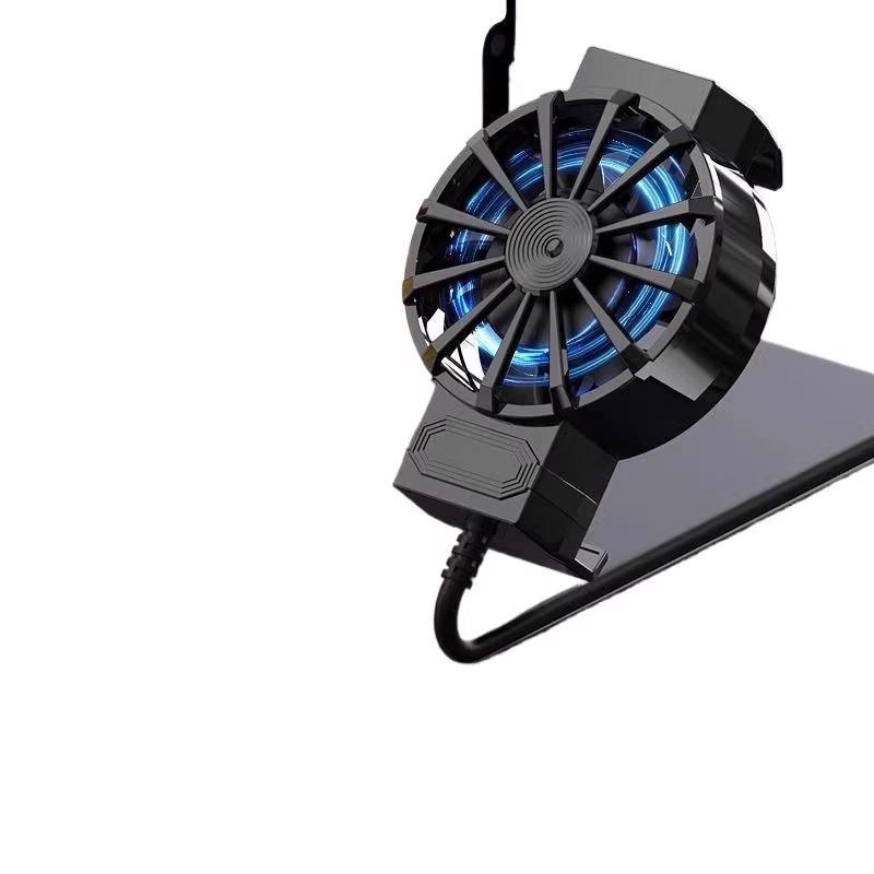 Mobile Phone Silent Cooling Fan for Live Streaming & Esports - Compatible with Apple & Black Shark.