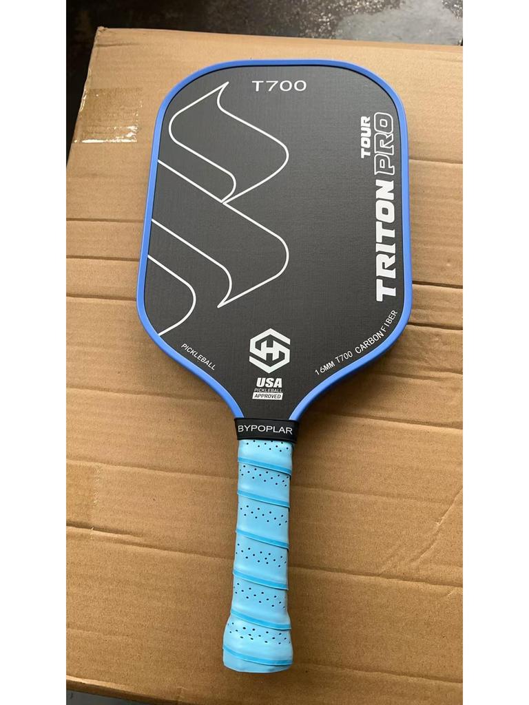 T700 Carbon Fiber Pickleball Paddle with Cloth Texture Frosting, 16mm Thickness, Professional Competition Quality.
