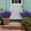 3/6Pcs Lavender Artificial Flower Bouquet Fake Flower for Home Room Decor Party Garden DIY Wedding Decor Outdoor Plant Accessory
