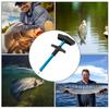 Stainless Steel T Shape Fish Hook Remover Lure Sea Fishing Tackle Accessoryblue