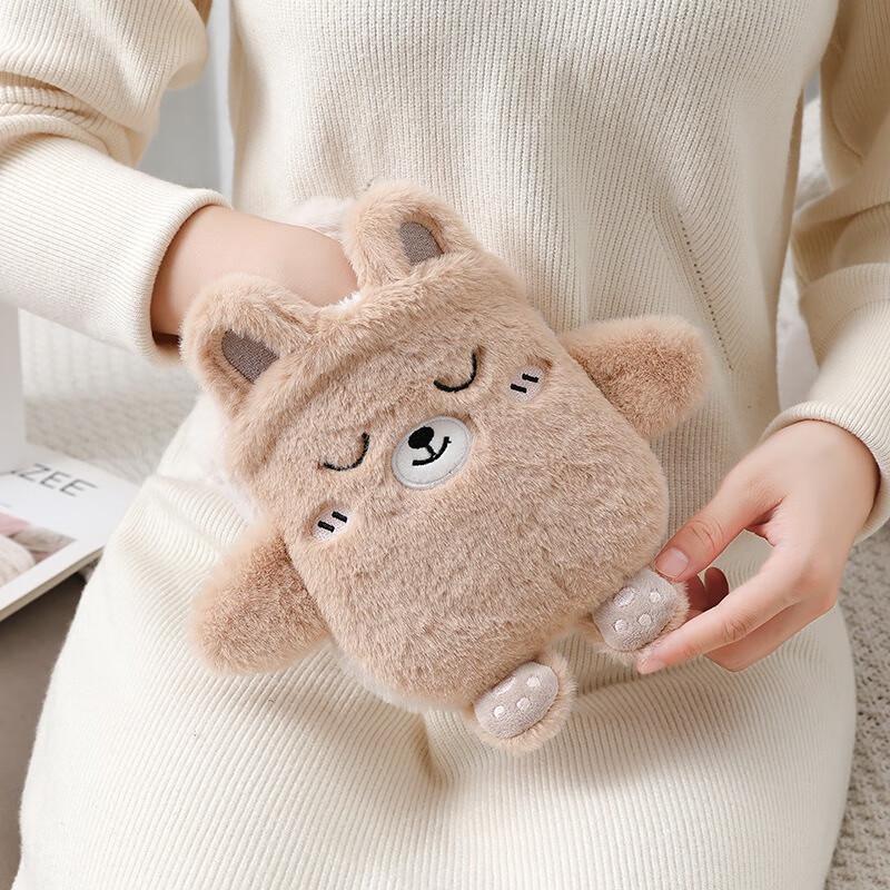 Fumade Cute Bear Plush Hot Water Bottle (2-Pack)