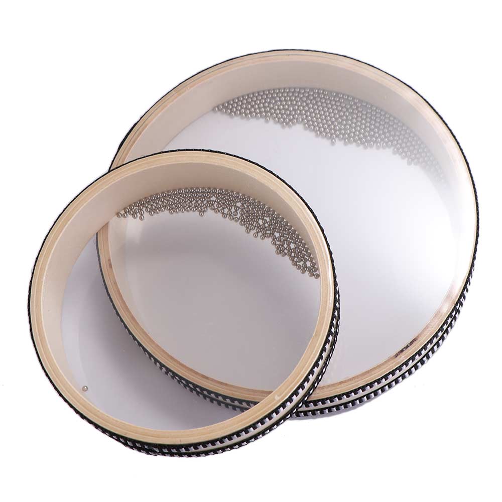 Folk Songs Ocean Drum Double Sided Hand Drum Musical Instrument Wave Drum Sleep Aid