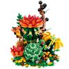 2022 City Creativity Immortal Flower Blossoms Succulent Plant Mni Building Blocks Bricks DIY MOC Assembly Toys For Girls