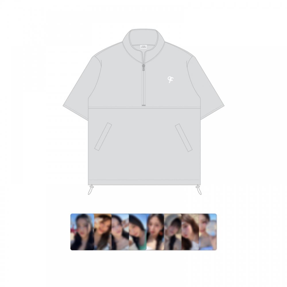 

Promise 9 09 Анорак с коротким рукавом Fromis 9 Фотовыставка Официальный Md XL