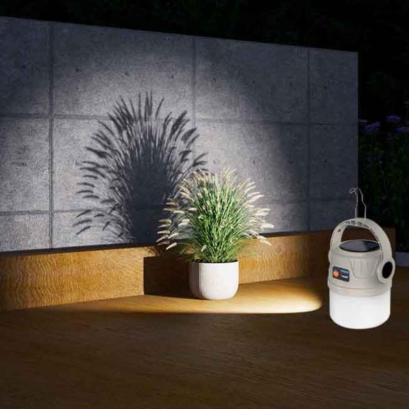 Long Endurance Camping Light Solar Powered Supports Type-C Charging Outdoor Portable Tent Light Emergency Light Hook