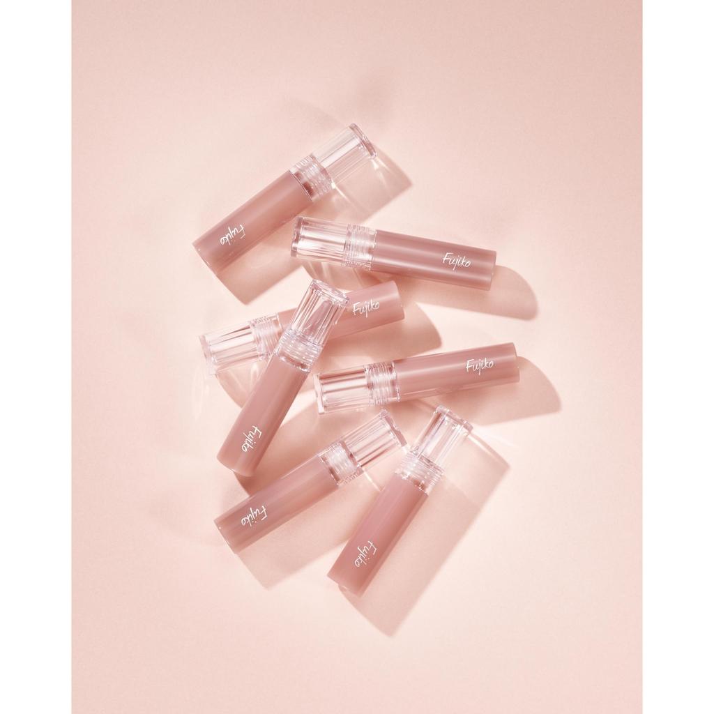 Fujiko Nuance Wrap Tint 08 Strawberry Milk Pink 2.8g - Moisturizing Lip Tint with Shine and Beauty Ingredients