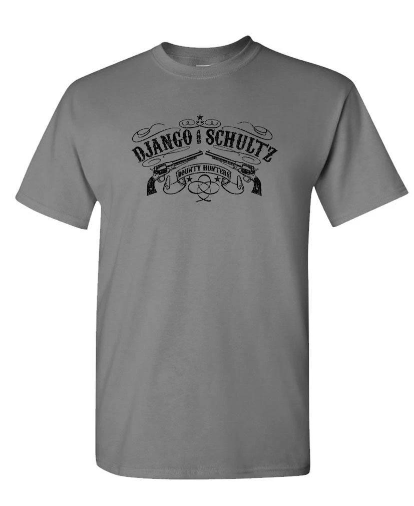 DJANGO AND SCHULTZ Bounty Hunters - Unisex Cotton T-Shirt Tee Shirt M
