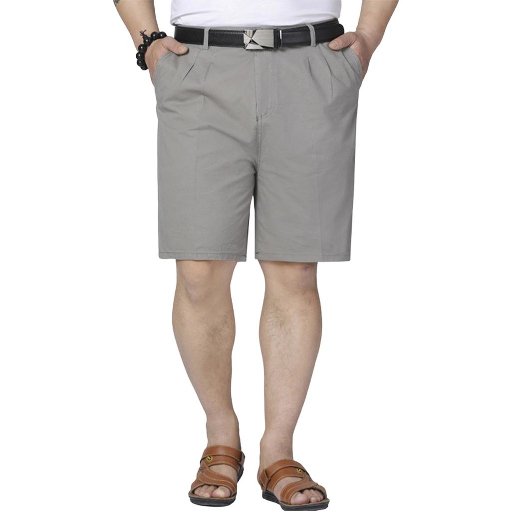 Men's Classic Fit Casual Shorts with Belt Loops and Side Pockets for Daily Wear Lightweight Material Comfortable Design