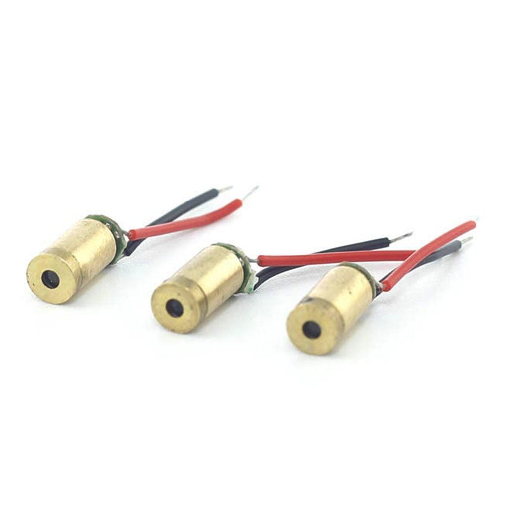 1pc High Quality 6V Copper Head Adjustable Lasers Dot Diode Module 4mm Laser Diodes 650nm5mw