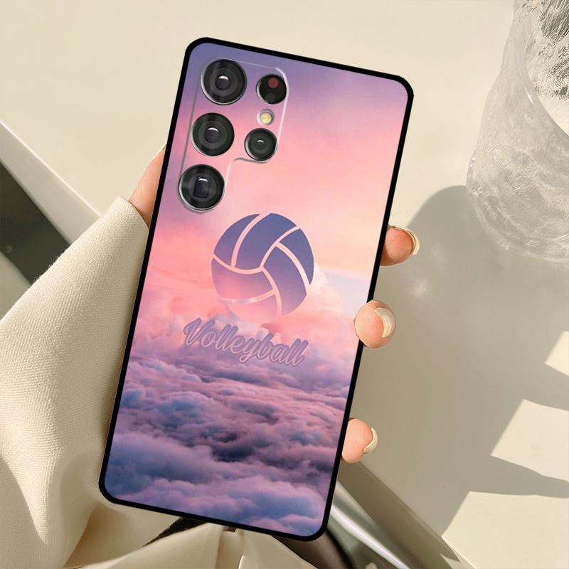 

Volleyball Sport Case For Samsung Galaxy S24 Ultra S21 S22 S23 S25 Ultra S9 S10 Plus S20 FE S25 FE Back Cover Galaxy S21 Plus