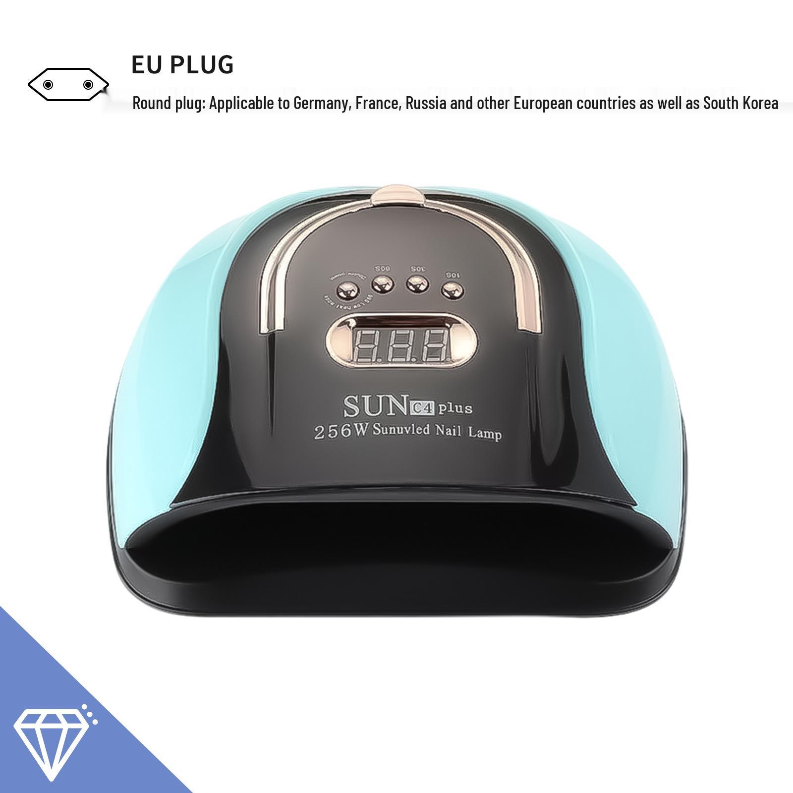 

УФ-лампа для ногтей 256 Вт: Быстросохнущий, Не пачкающий руки, Идеально для начинающих и салонов