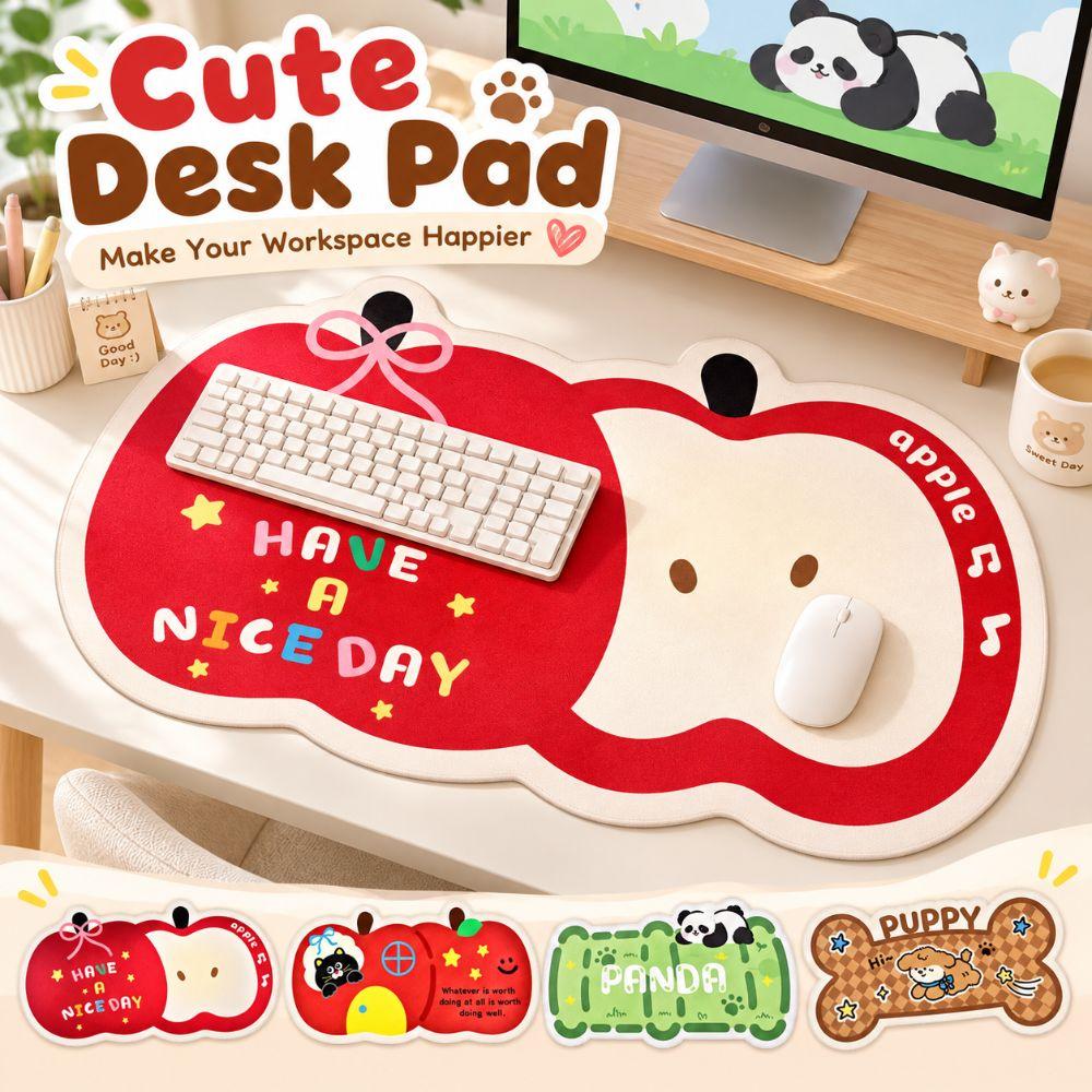 Cartoon Pattern Rubber Mouse Pad Large Size Computer Desk Protector New Keyboard Mice Mat Home