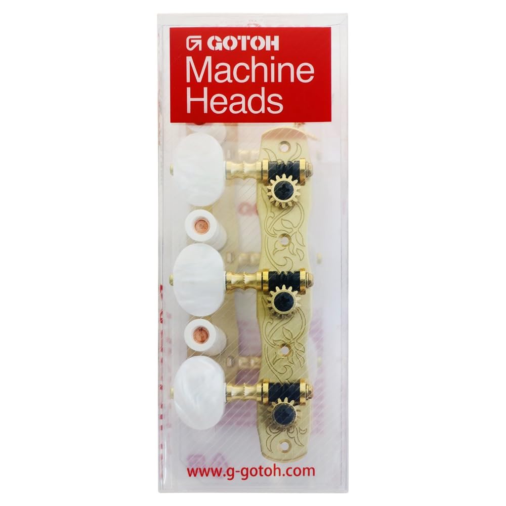 GOTOH Classical Guitar Tuners, 2W Button, 35G18002WX