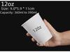 360ml Double-Layer White/Kraft Paper Cup for Hot Coffee & Milk Tea - Disposable 12oz Eco-Friendly Takeaway Cup