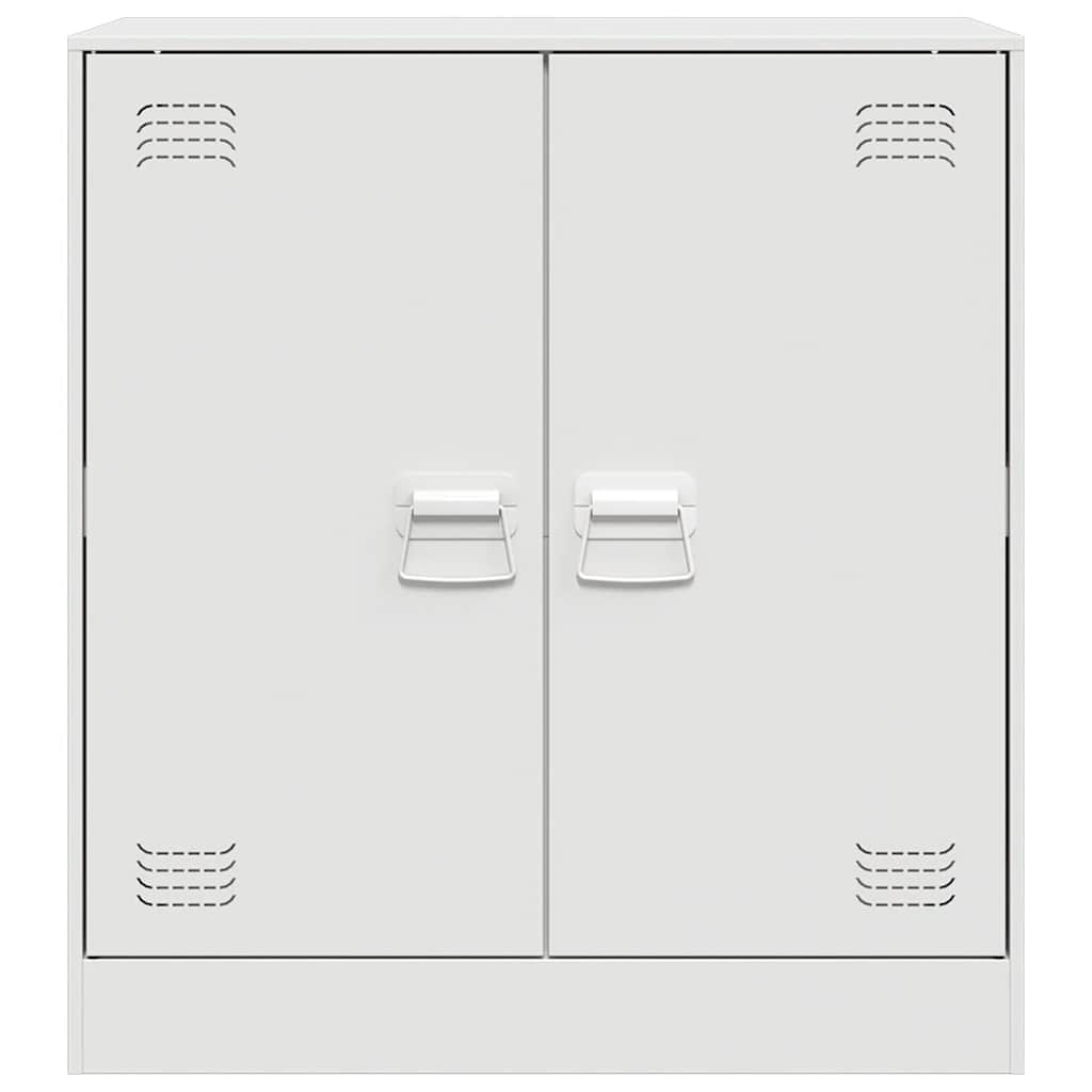 Sideboard White 67x39x73 cm Steel