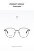 Stylish Korean Titanium Optical Glasses: Trendy Metal Frames with High-Value Design.