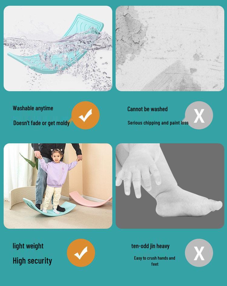 Children's Indoor Balance Board - Sensory Training Equipment & Focus Toy